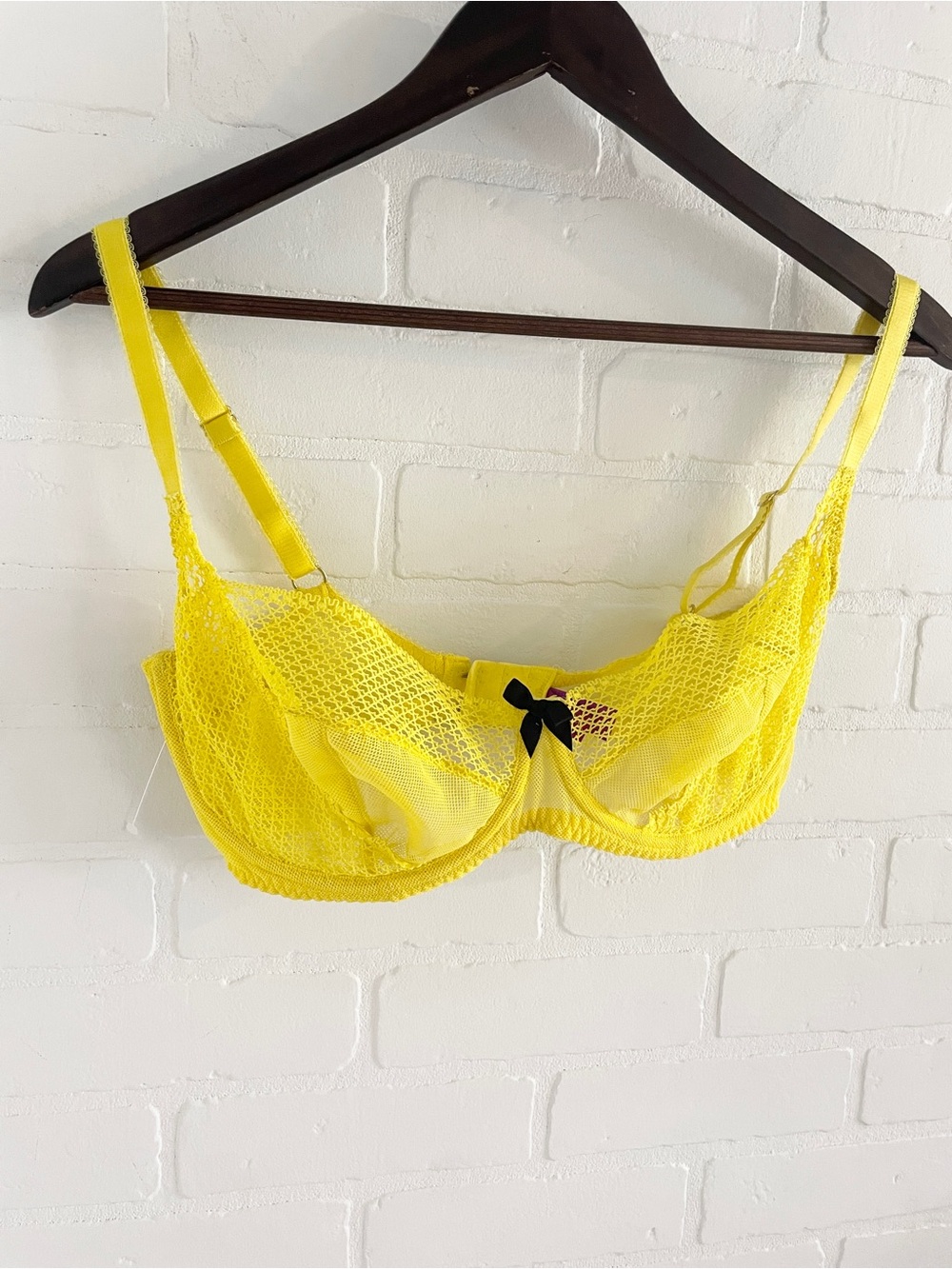 L’Agent Provocateur Yellow Bra Sz 36E